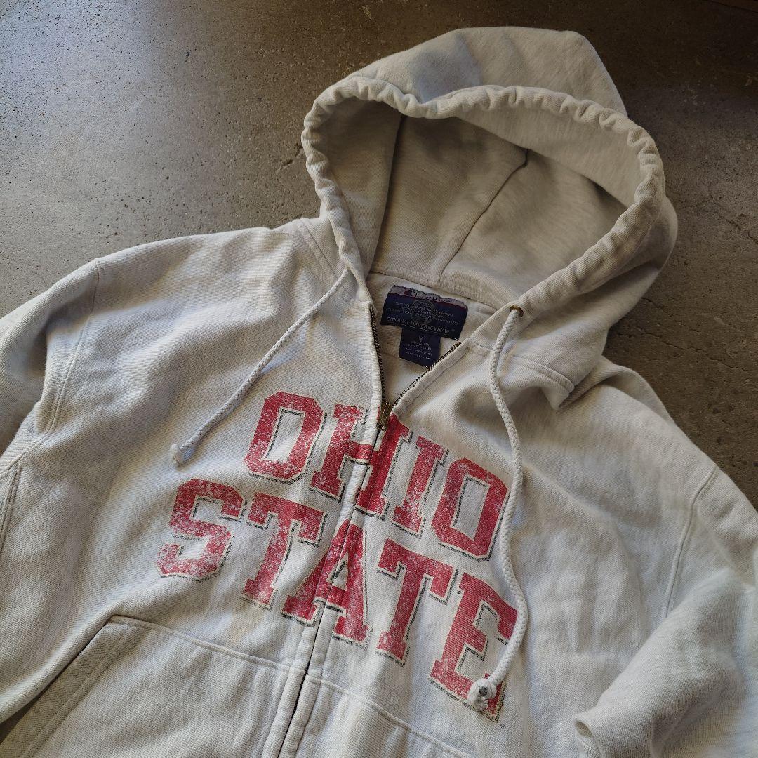 CHAMPION PREMUIM WEAVE zip up parka OHAIO