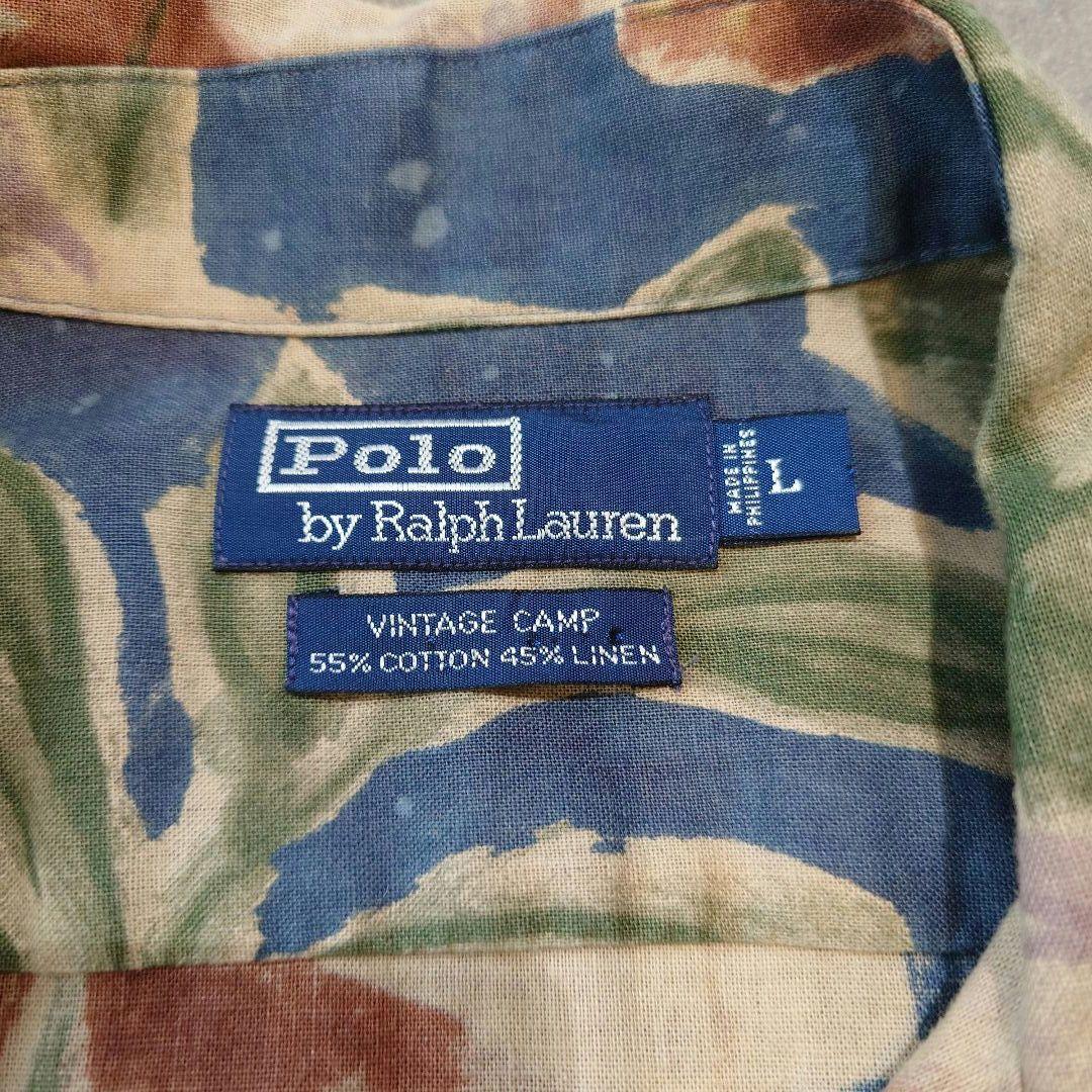 90s poloralphlauren vintage camp linen shirts