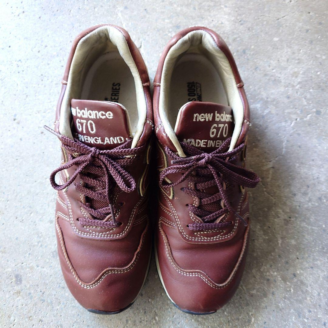 NEWBALANCE　670　england ニューバランス レザー ブラウン　イギリス製　26cm