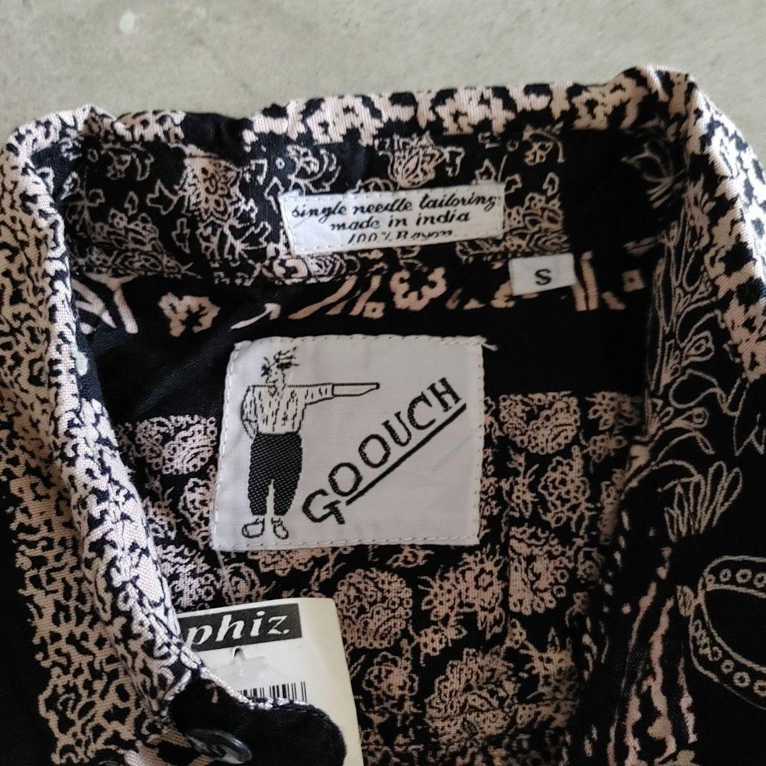 GOOUCH グーチ デッドストック シルクシャツ　バンダナ　柄シャツ