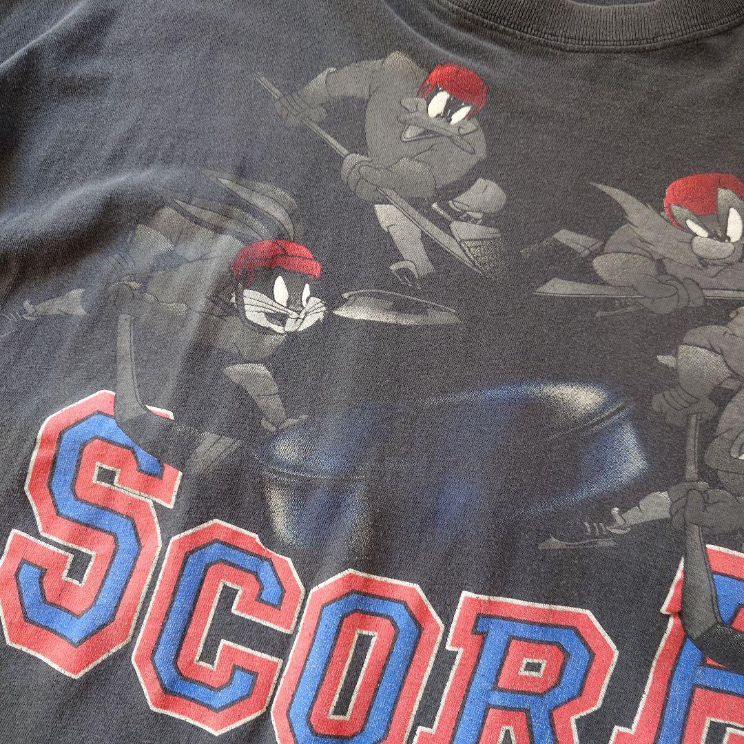 90s WARNER BROS ×　HOCKEY Tee XL