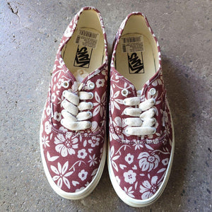 新品未使用　VANS US企画　9インチ　オーセンティック　フラワー