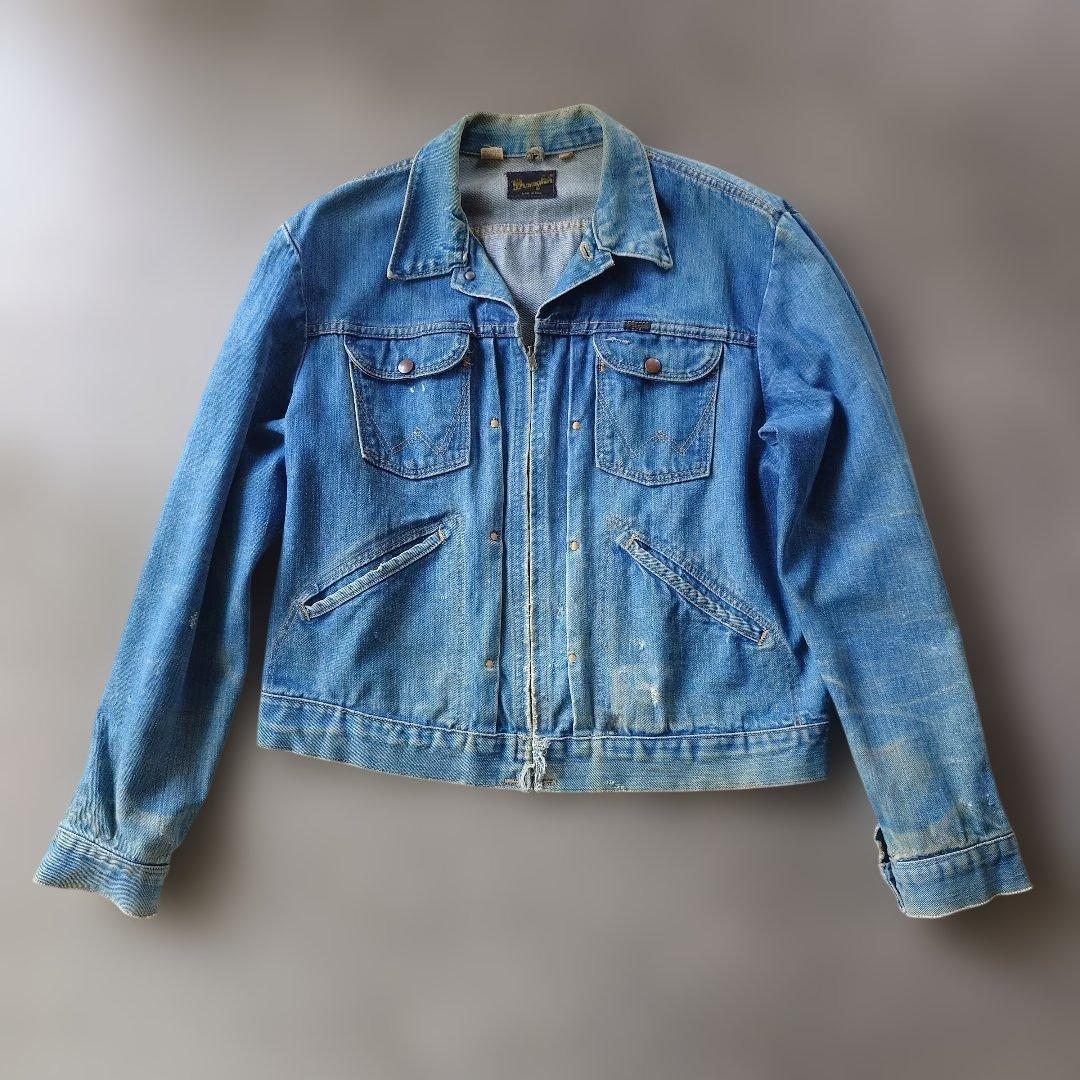 70s Wrangler 24MJZ　sz46 オリジナル ビンテージ デニムジャケット46