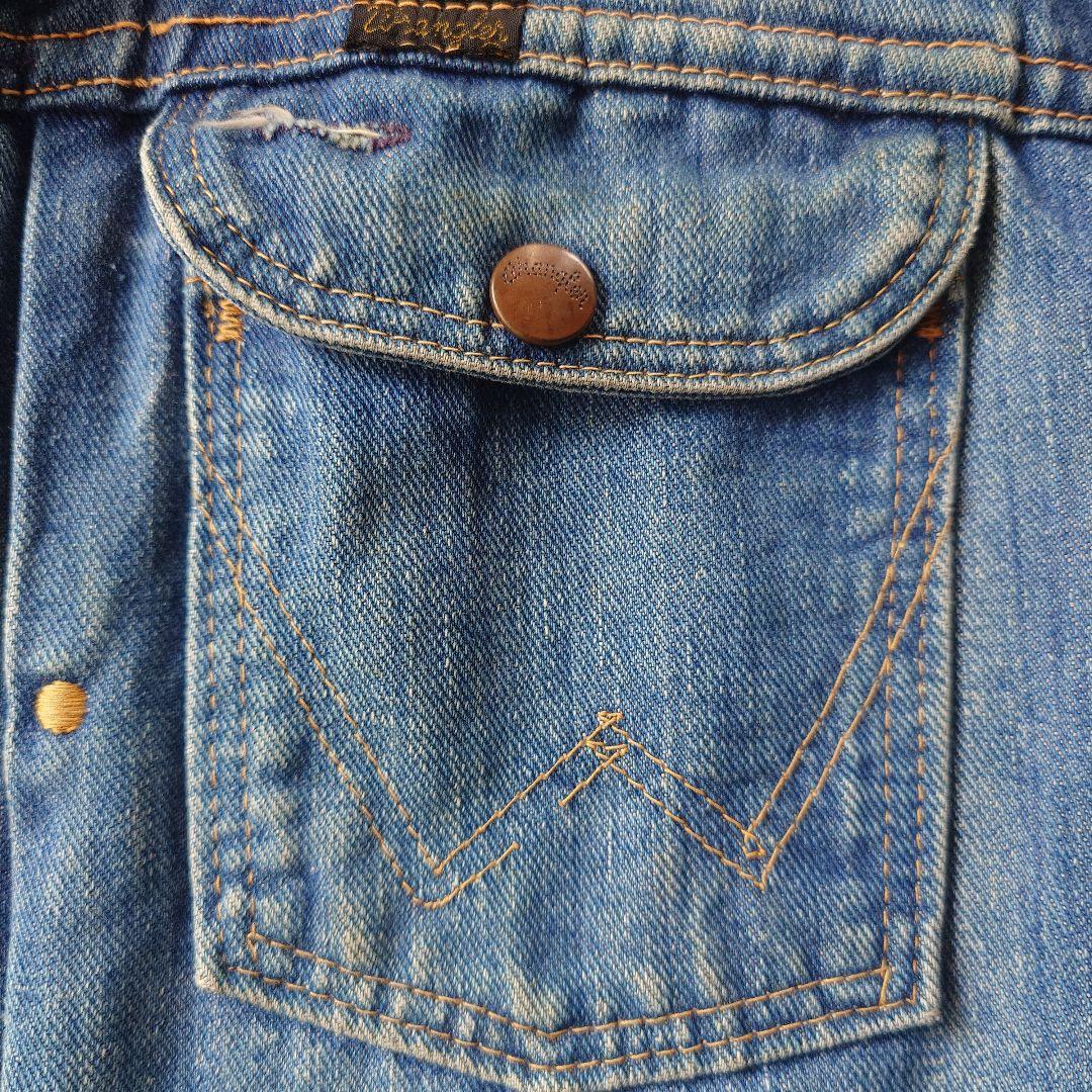70s Wrangler 24MJZ　sz46 オリジナル ビンテージ デニムジャケット46