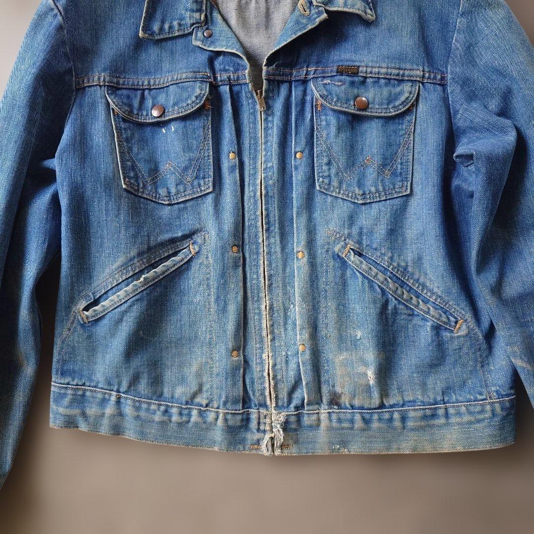 70s Wrangler 24MJZ　sz46 オリジナル ビンテージ デニムジャケット46