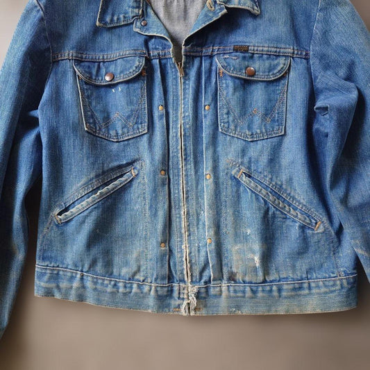 70s Wrangler 24MJZ　sz46 オリジナル ビンテージ デニムジャケット46