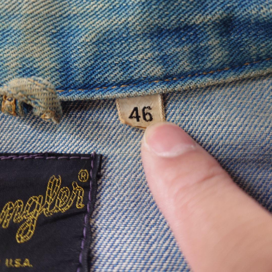 70s Wrangler 24MJZ　sz46 オリジナル ビンテージ デニムジャケット46