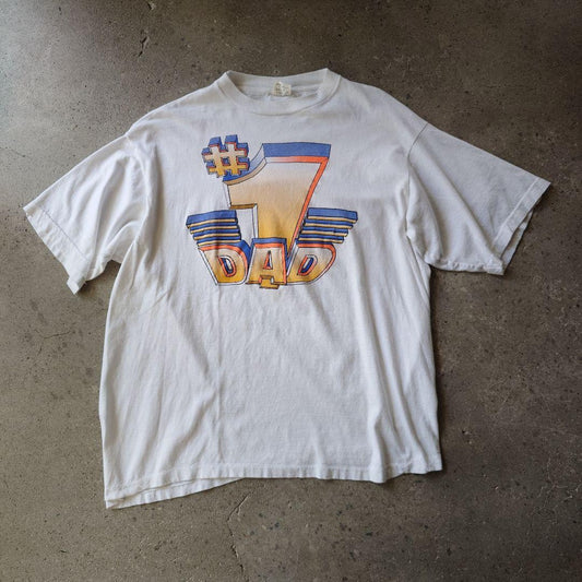 Used print tee DAD single L