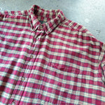 画像をギャラリービューアに読み込む, ORVIDS check nel shirts  ちび襟　チエック　ネルシャツ　XL
