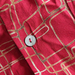 画像をギャラリービューアに読み込む, GOOUCH  Deadstock rayon ss shirts グーチ デッドストック レーヨン　半袖　柄シャツ　赤
