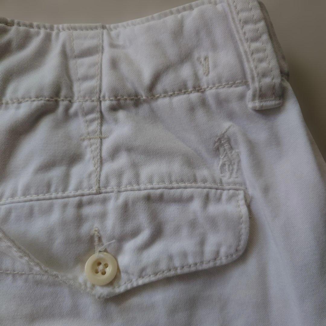 90s POLORALPHLAUREN chino shorts white w32