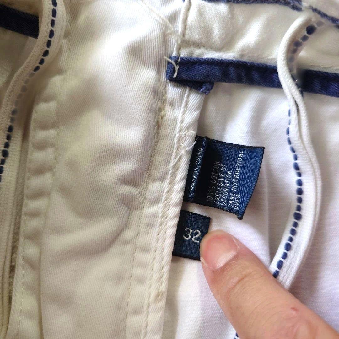 90s POLORALPHLAUREN chino shorts white w32