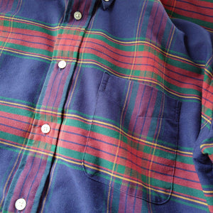 L.LBEAN　checj shirts madein USA 17 1/2 エルエルビーン　チエックシャツ　アメリカ製　17H