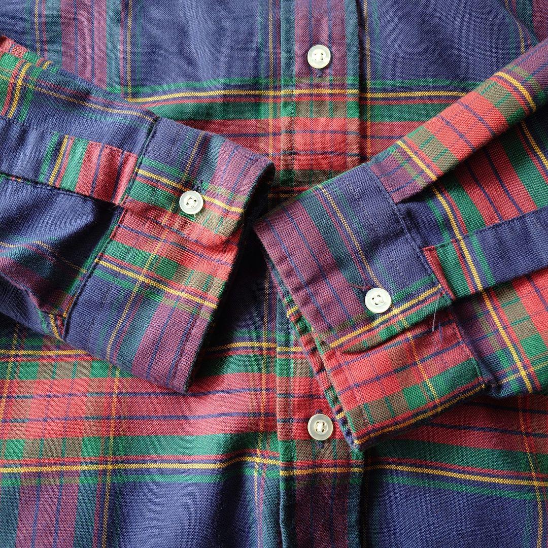 L.LBEAN　checj shirts madein USA 17 1/2 エルエルビーン　チエックシャツ　アメリカ製　17H