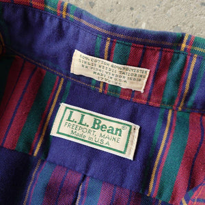 L.LBEAN　checj shirts madein USA 17 1/2 エルエルビーン　チエックシャツ　アメリカ製　17H