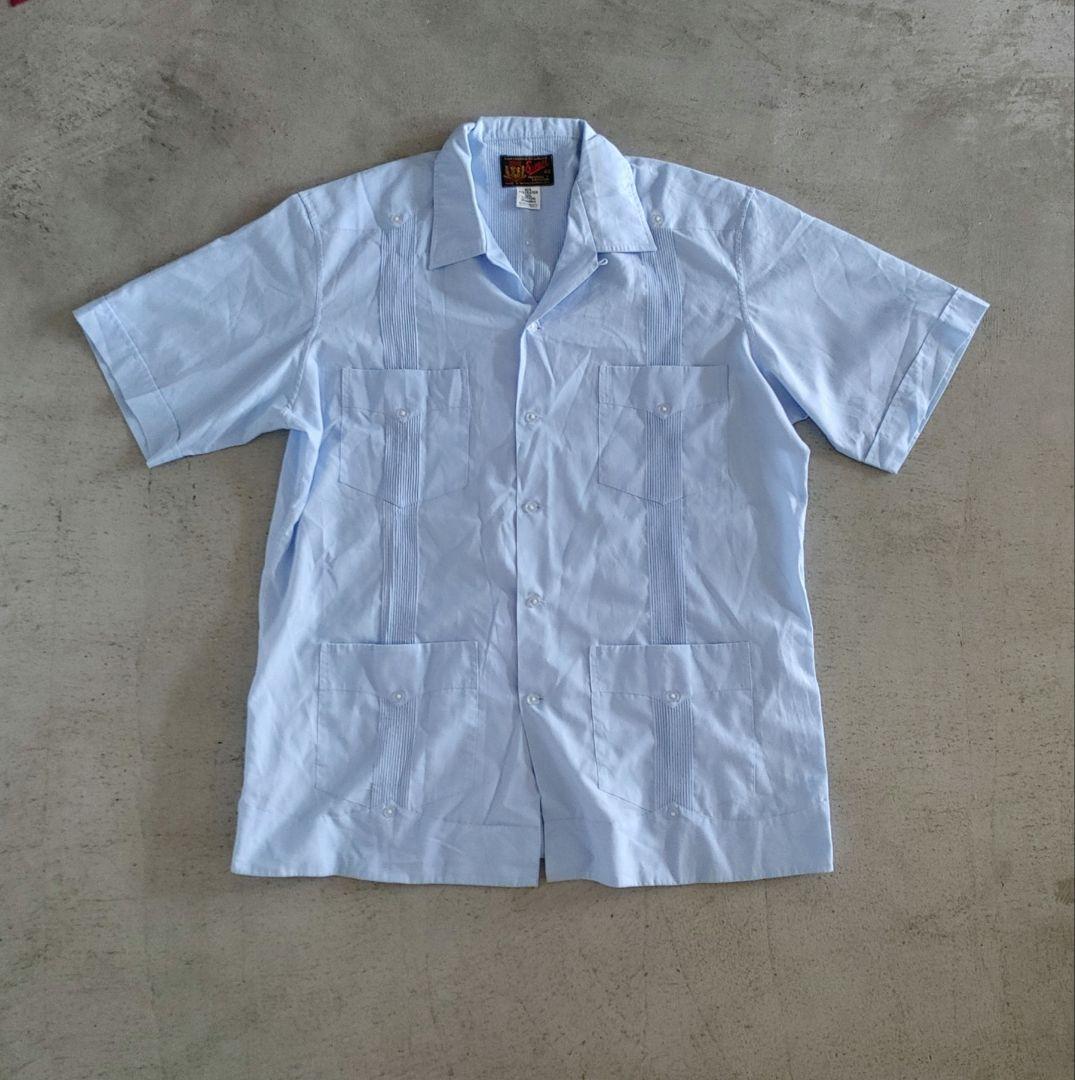 special mexican shirts  made in mexico ユーズド　メキシカンシャツ　キューバシャツ　L相当