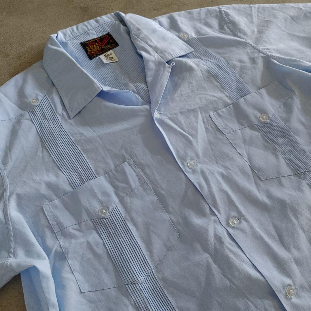 special mexican shirts  made in mexico ユーズド　メキシカンシャツ　キューバシャツ　L相当