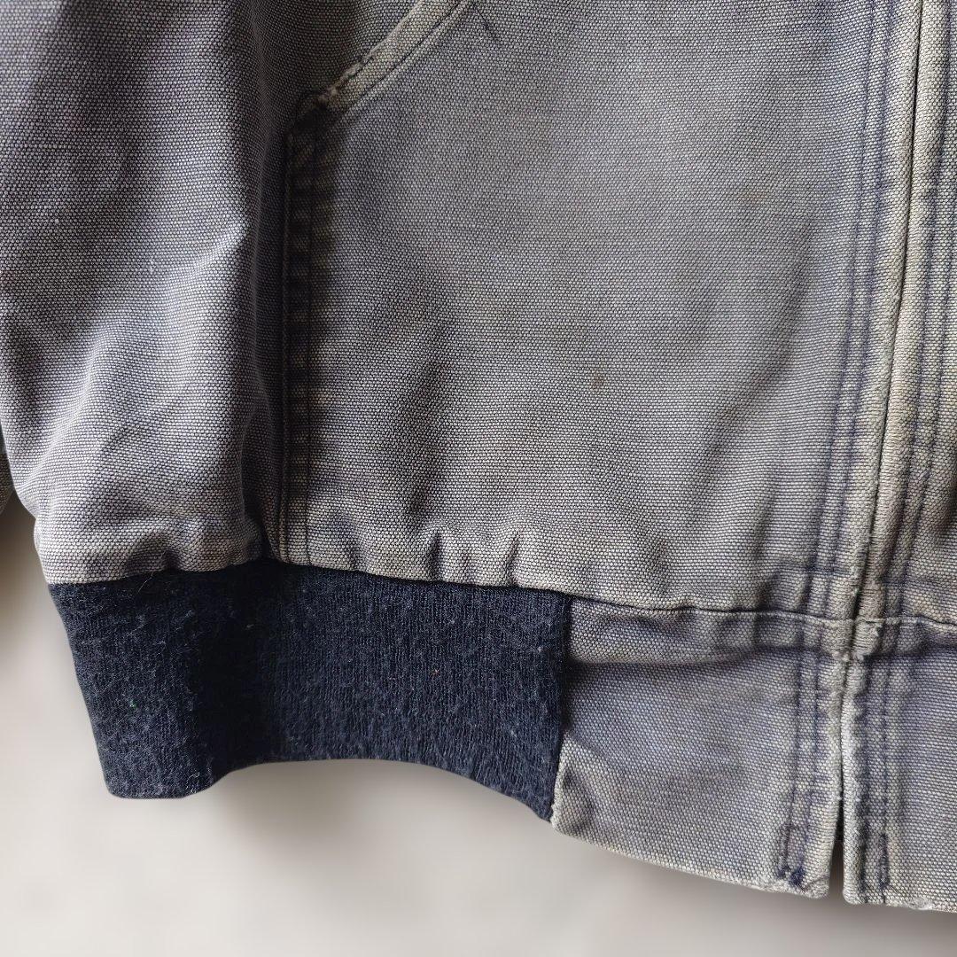 80s CARHARTT active zip up jacket black M