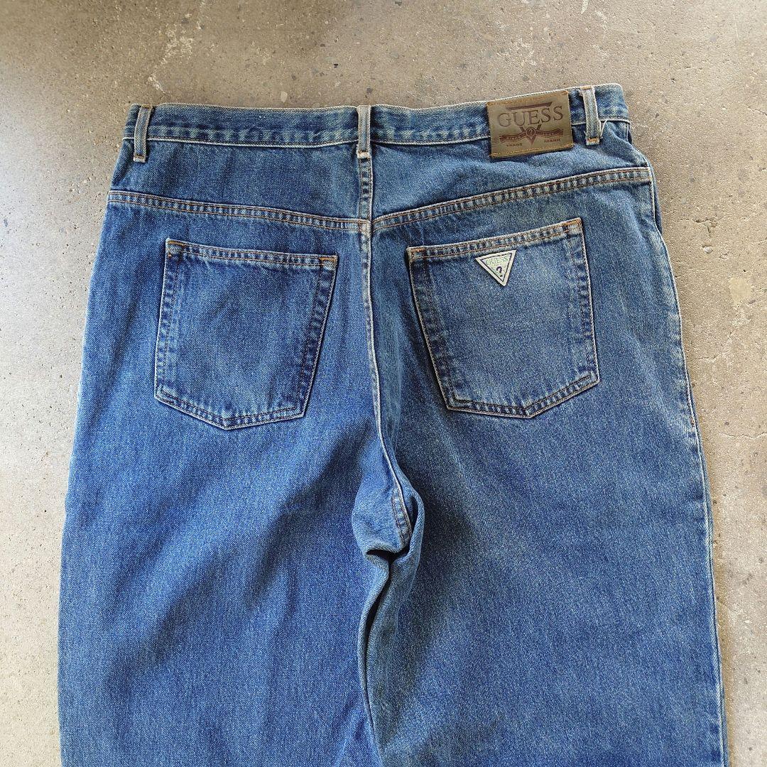 90's GUESS Baggy Jeans Made in USA W36 L34