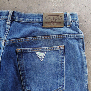 90's GUESS Baggy Jeans Made in USA W36 L34