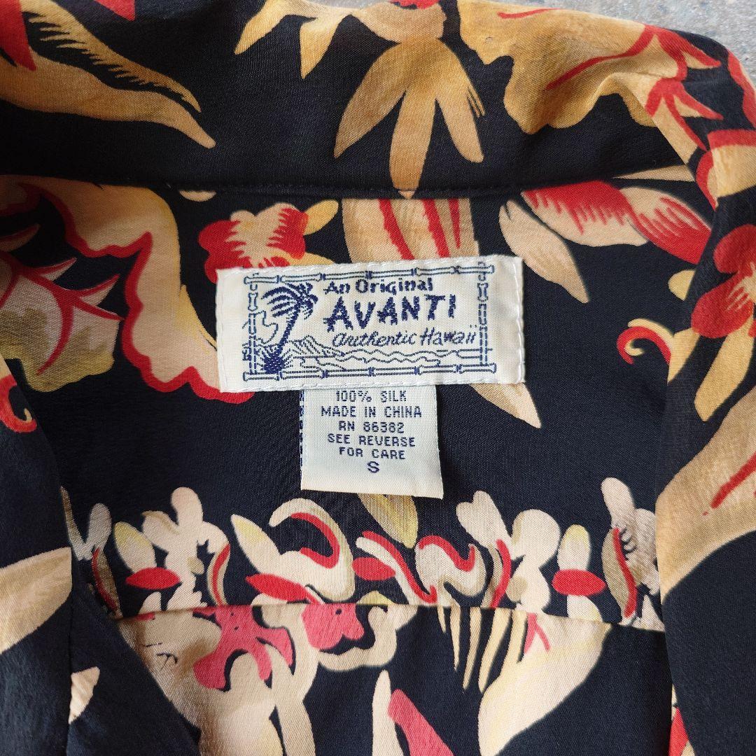 AVANTI slik aloha shirts S