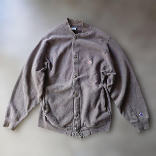 champion snap cardigan USA reverse weave  M