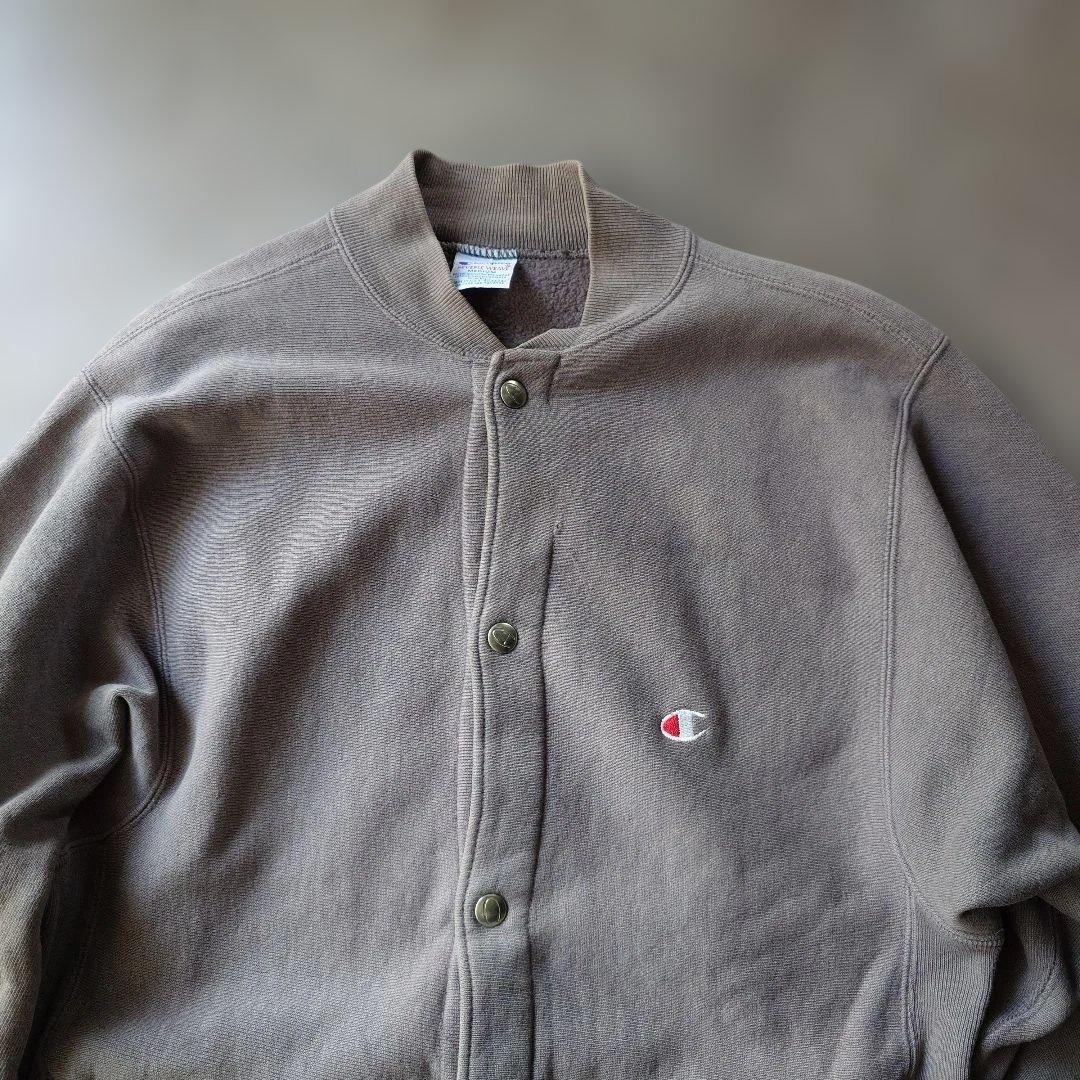 champion snap cardigan USA reverse weave  M