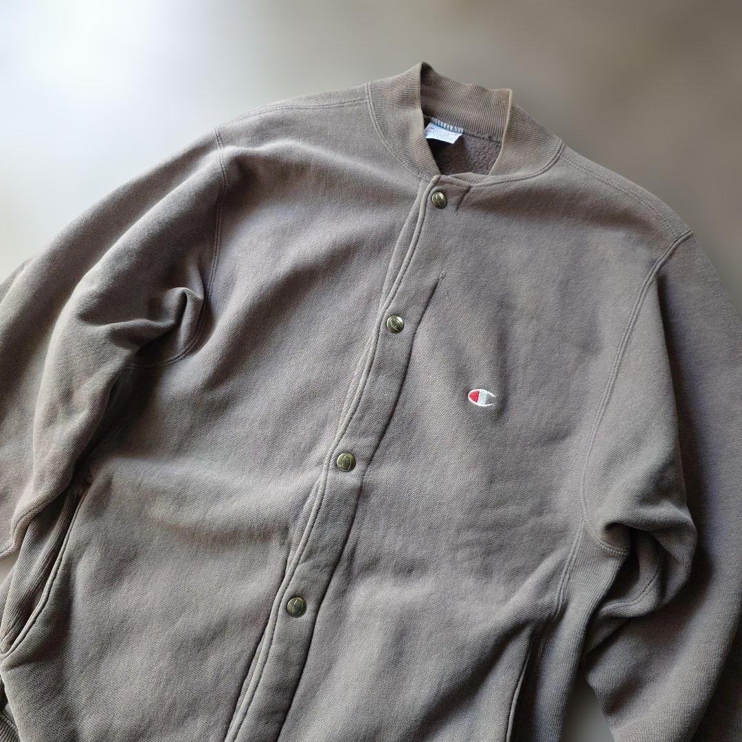 champion snap cardigan USA reverse weave  M