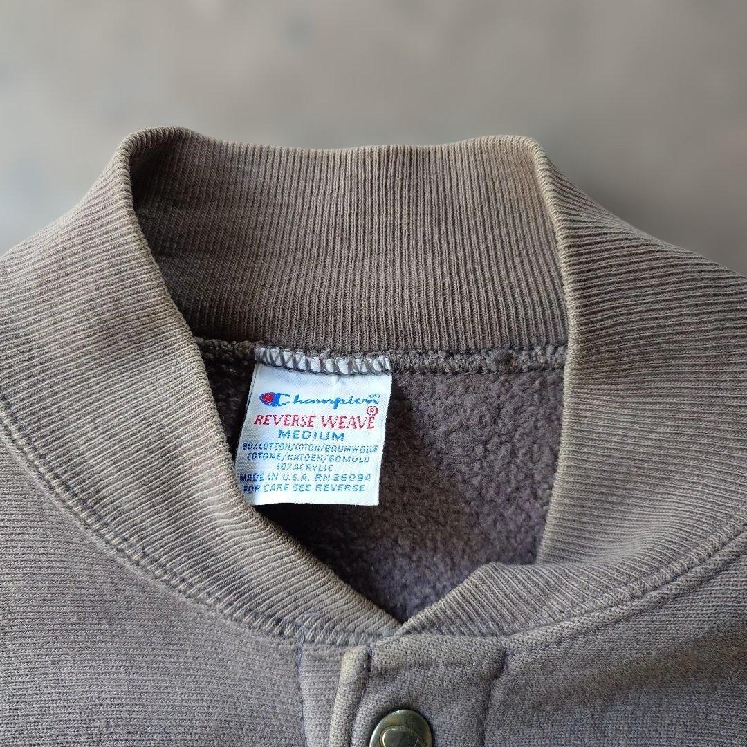 champion snap cardigan USA reverse weave  M