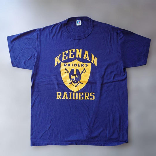 RUSSEL made in USA RAIDERS tee L