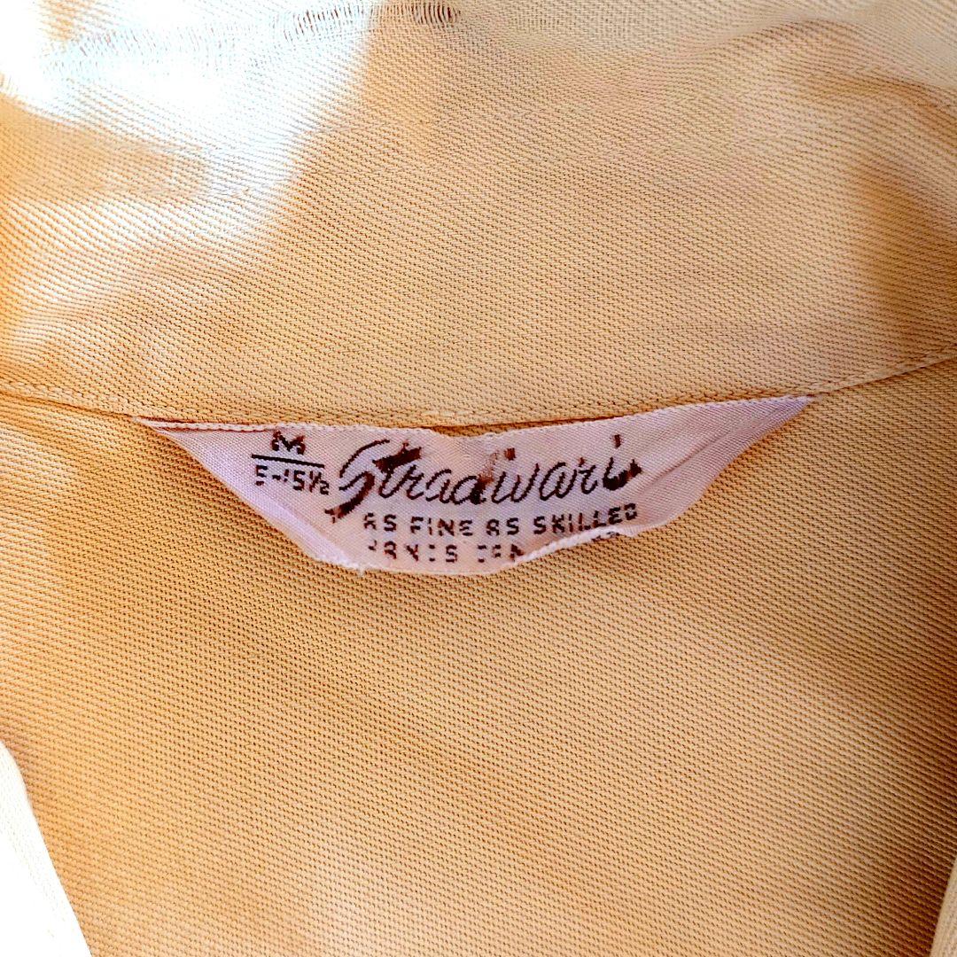 50’s Rayon open collar shirt ビンテージ　レーヨンシャツ オープンカラー ギャバシャツ L