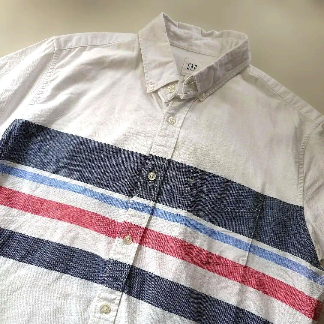 GAP BD wide border shirts L