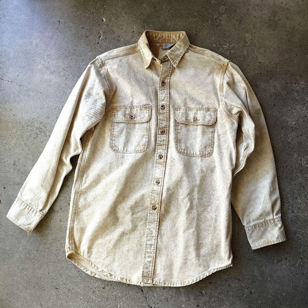 carhartt duck work shirts L import