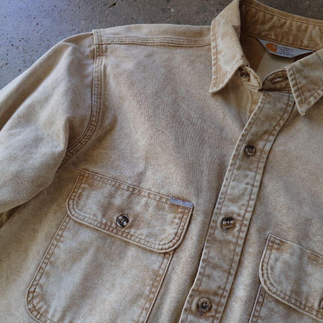 carhartt duck work shirts L import