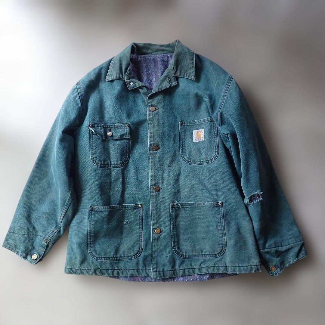 CARHARTT MICHIGAN chore jacket green L