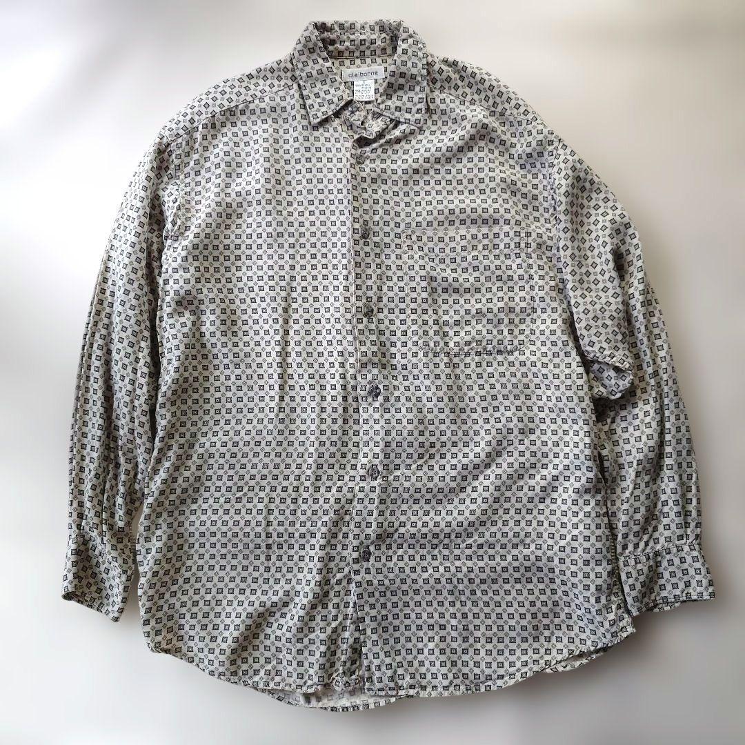 claiborne 80s rayon shirts S