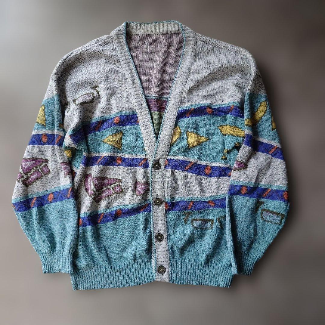 used knit cardigan