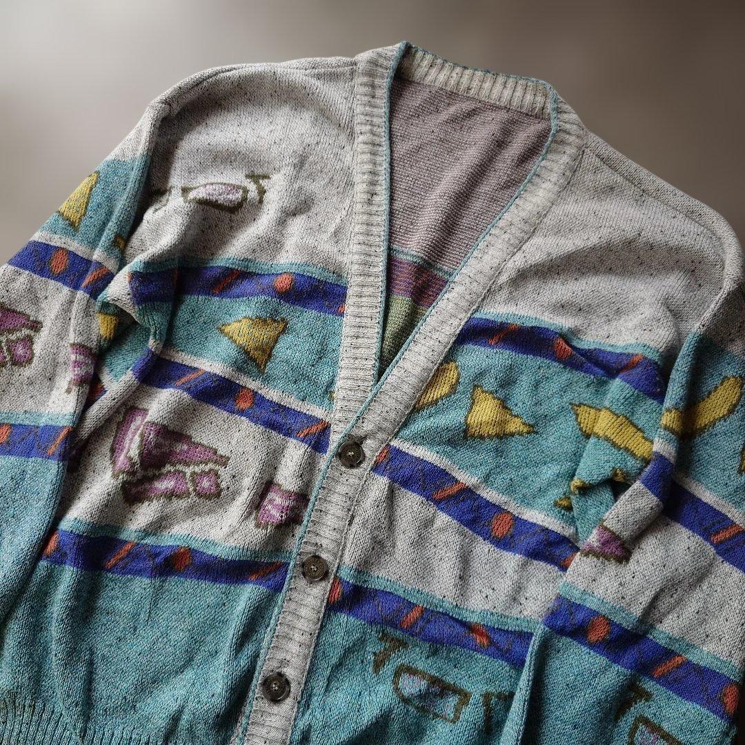used knit cardigan