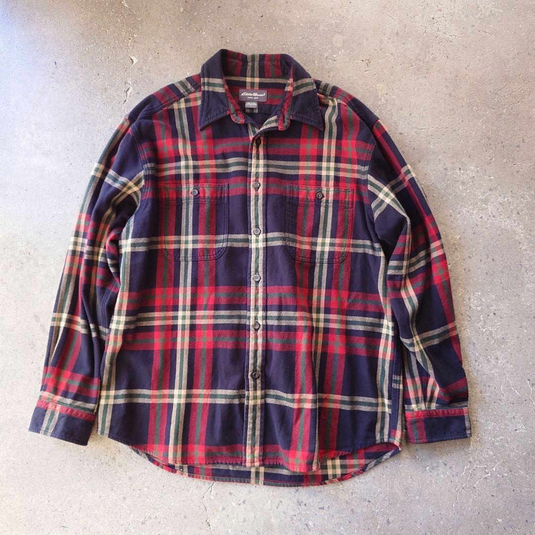 Eddie Bauer nel shirts L エディーバウアー　ネルシャツ　L