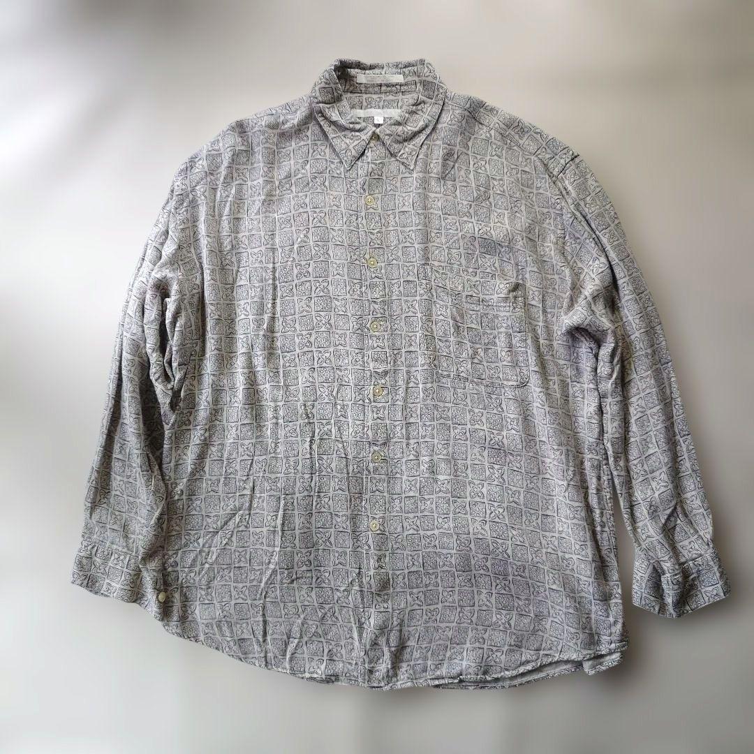 PERRY ELLIS rayon print shirts