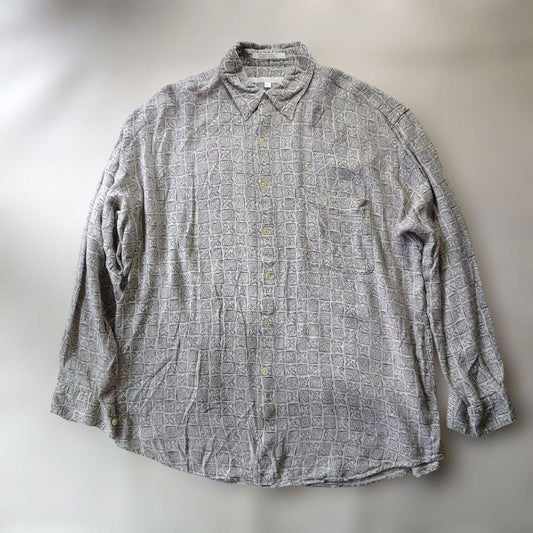 PERRY ELLIS rayon print shirts