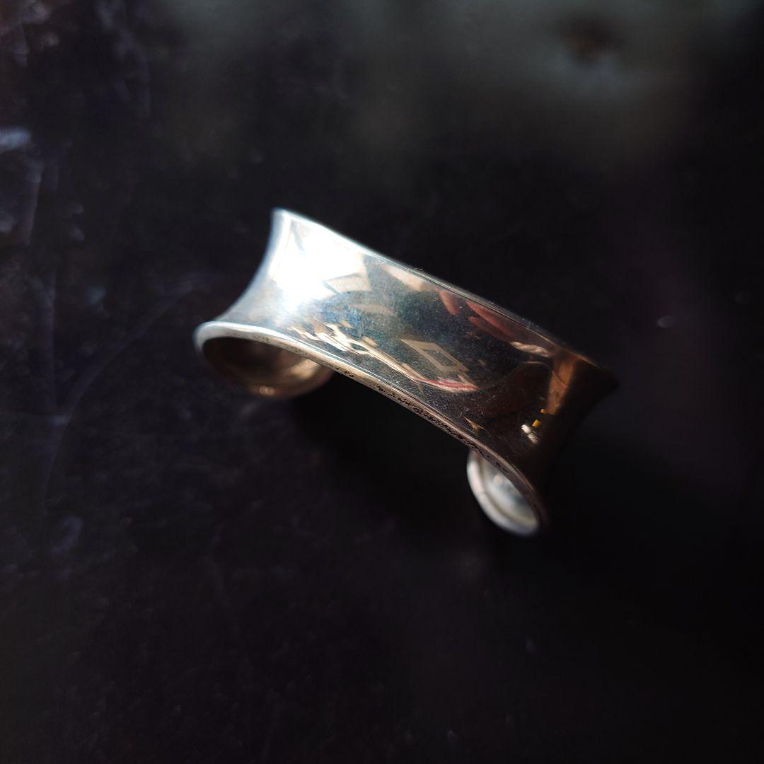 Aん竹枝Mexican jewelly Bone cuff bungle silver 925