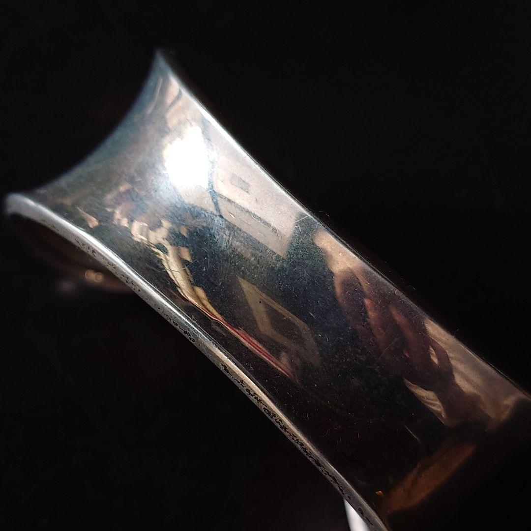 Aん竹枝Mexican jewelly Bone cuff bungle silver 925