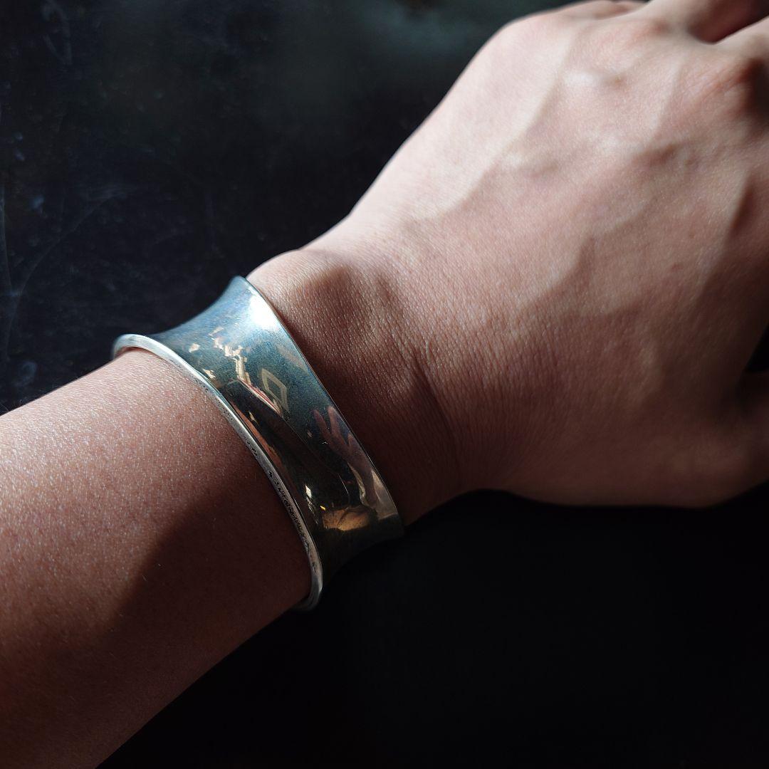 Aん竹枝Mexican jewelly Bone cuff bungle silver 925