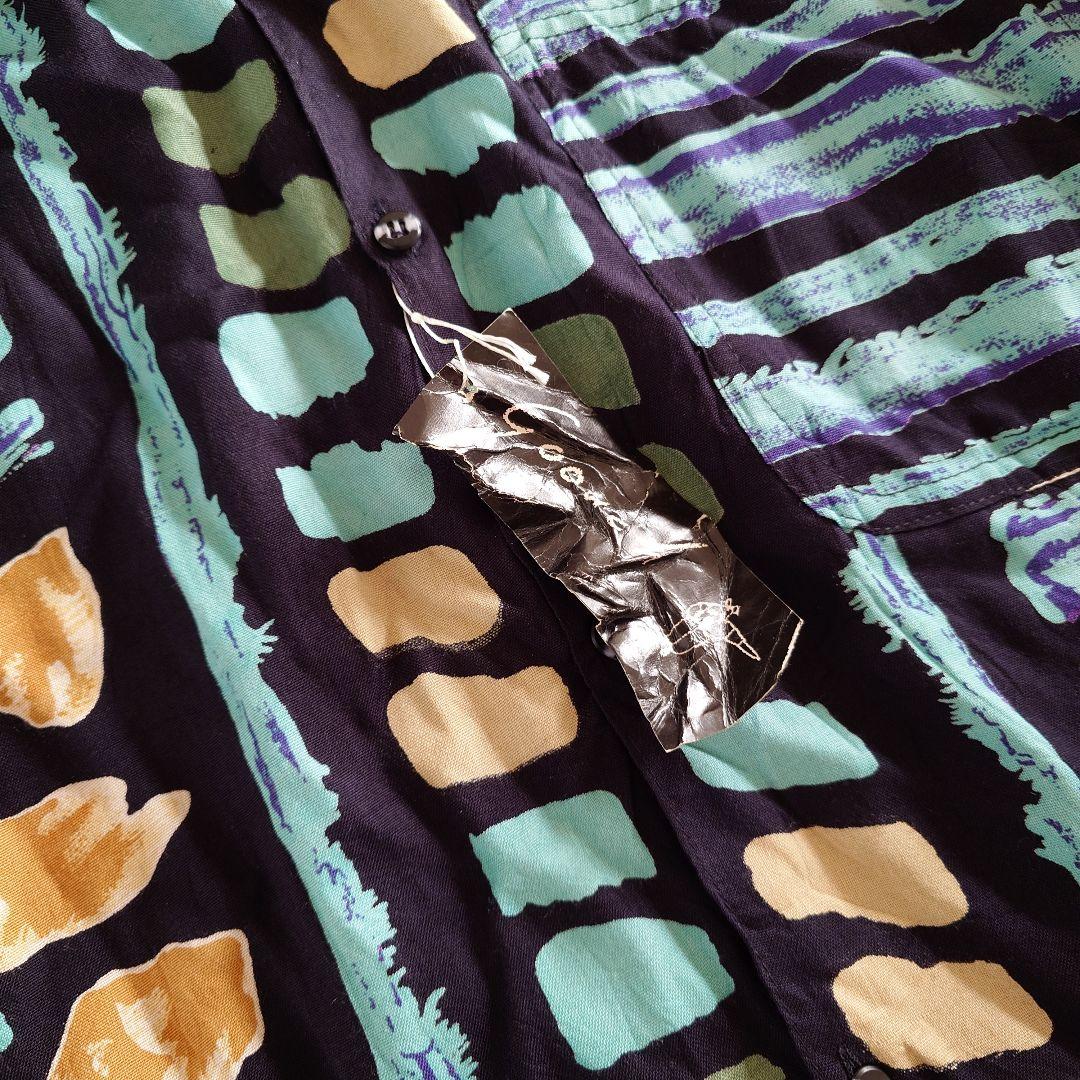 GOOUCH deadstock silk shirts グーチ デッドストック レーヨンシャツ　柄シャツ　リザード