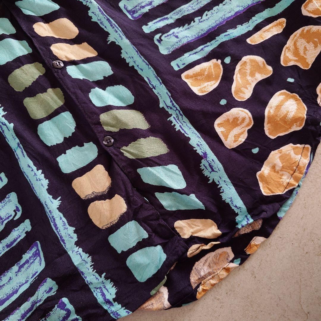 GOOUCH deadstock silk shirts グーチ デッドストック レーヨンシャツ　柄シャツ　リザード