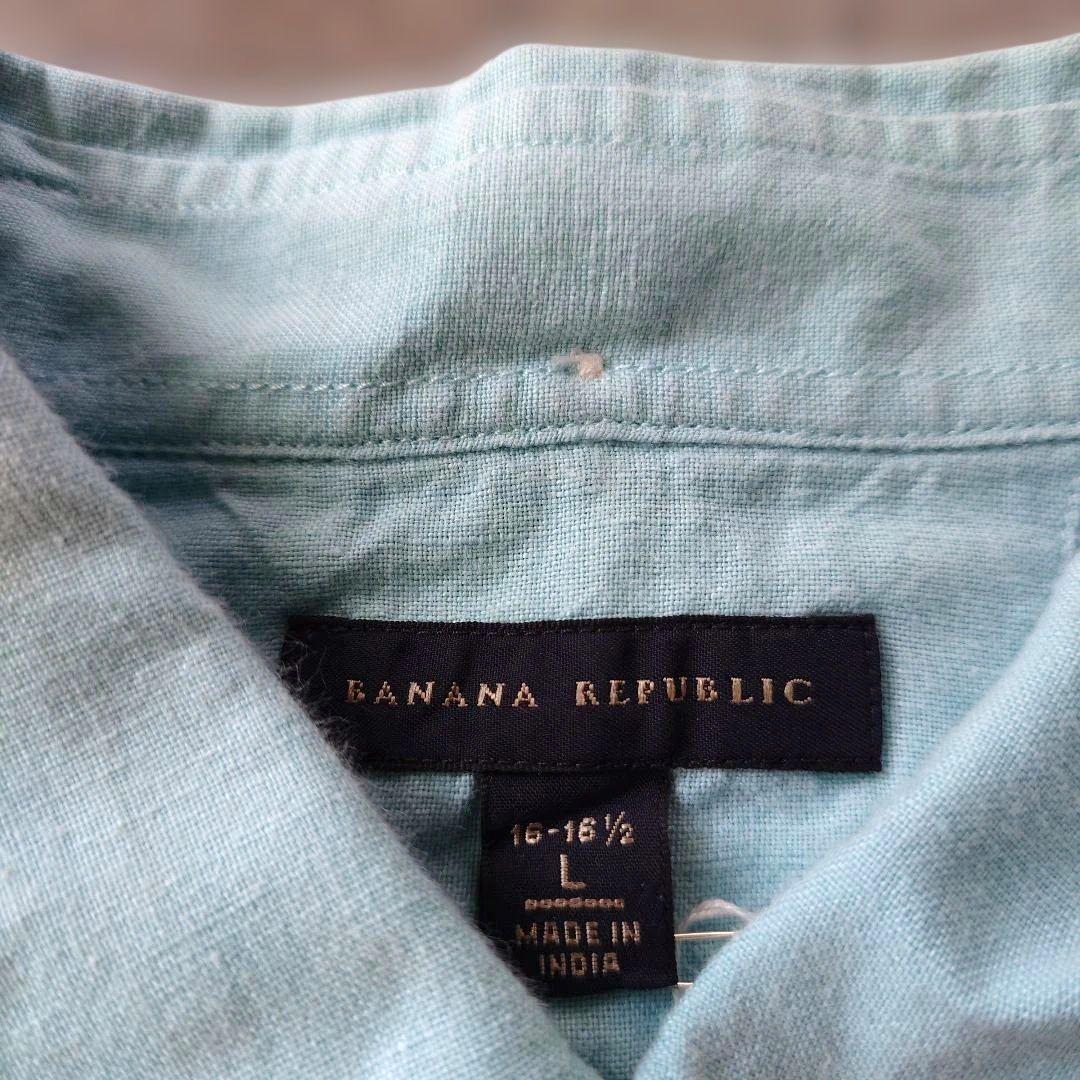 Bananarepublic cotton linen shirts L