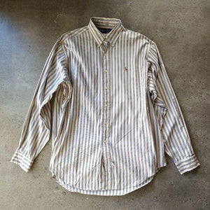 POLO RALPHLAUREN　ポロラルフローレン　ストライプシャツ　XL
