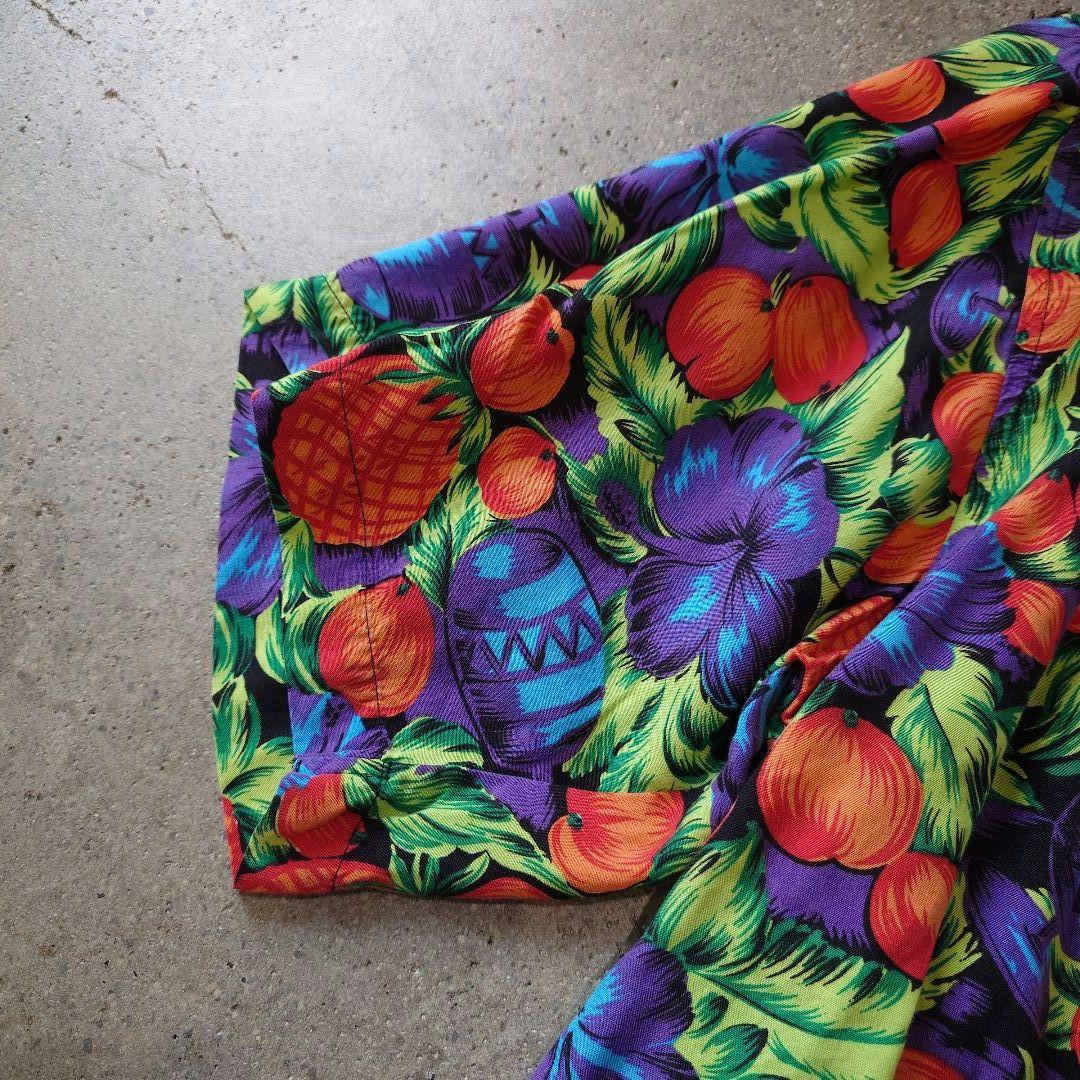 90s OLD GAP rayon aloha shirts L