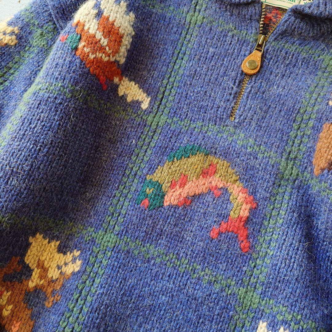 LLbean 90's halfzip knit XL エルエルビーン　ニット　90年代